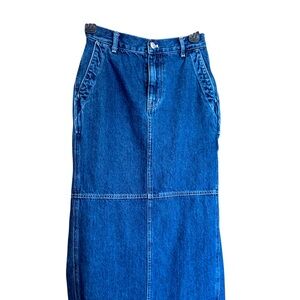 Madewell Blue Classic Denim Pencil Skirt